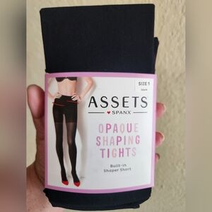 NWT Assets by Spanx Opaque Shaping Tights Size 1